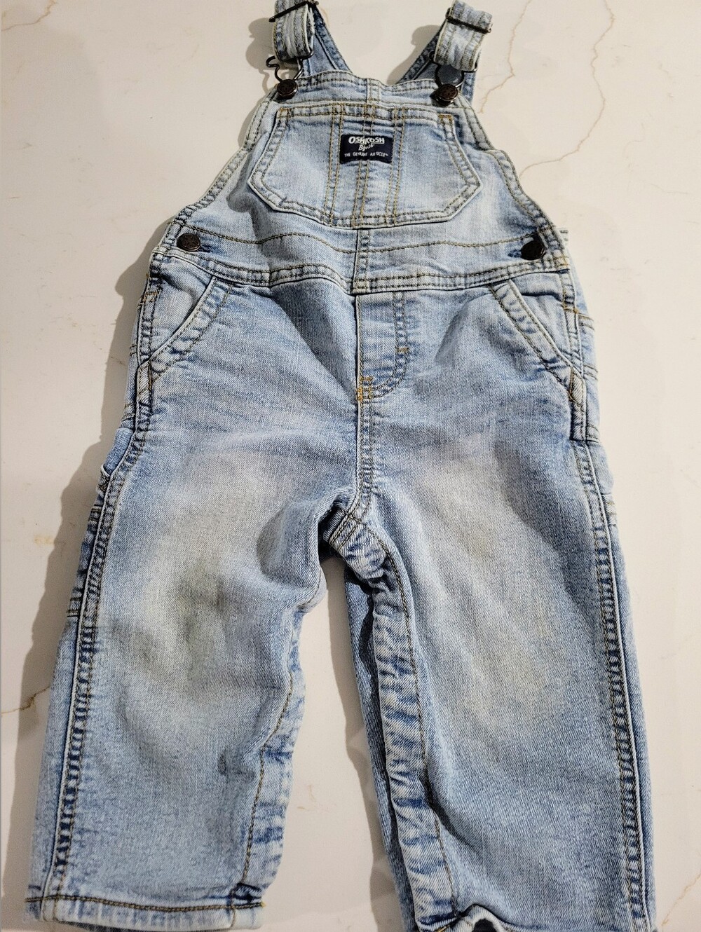 OshKosh B'gosh Light Blue Denim Kids Overalls